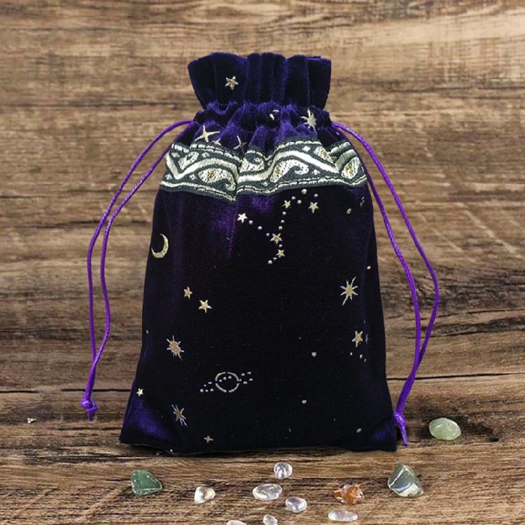 Board Game Cards Drawstrings Bag Tarot Oracles Card Storage Bag Rune Pouches Divinations Accessory Storage Bag