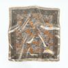 Professional Suit Silk Scarf 60Cm Satin Imitation Silk Small Square Scarf Retro Cashew Print Silk Scarf Women