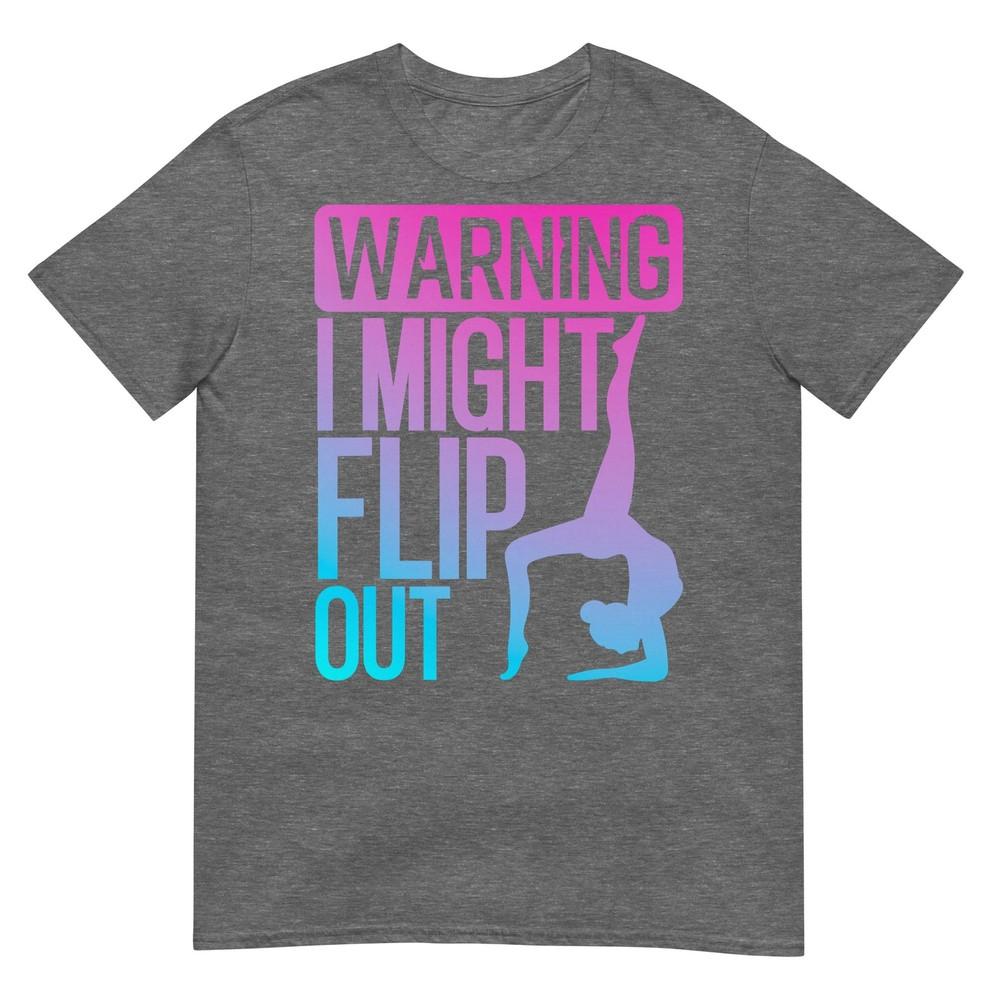 Cute Gymnastics Art For Girls Kids Unisex Tumbling Gymnast TShirt
