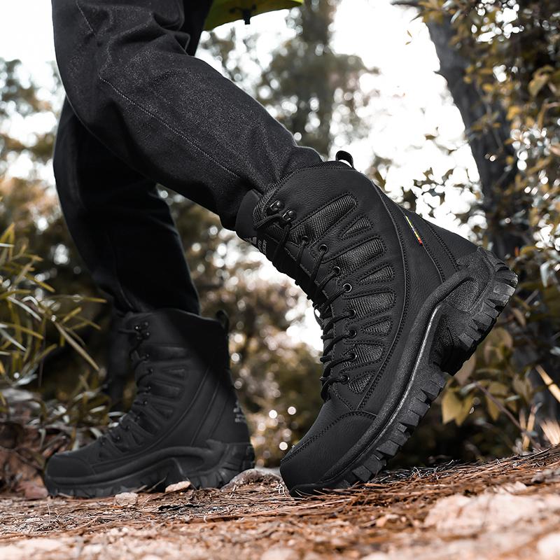 Winter Boots High Top Large Size Outdoor Field Training Boots 39-47