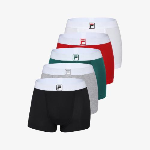 [FILA] F-Cotton Men s Trunks 5-Pack FI4DRH1121MBLK [Shipped from Korea] 100% Authentic Black - 095