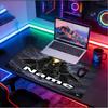 Custom Name Personalized Black Adam Pattern Mousepad, Laptop PC Desk Mat, Decorative Desk Mat for Home Keyboard Pad Gift