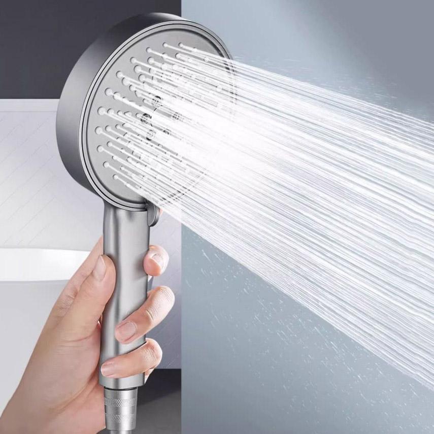 Pressurized Large Panel Shower Head 5 Modes Large Water Flow Multifunctional Bathroom Shower Head Set