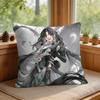 Jianxin Wuthering Waves Cushion Cover Square Short Plush Pillow Case Living Room Sofa Home Decor Funda X