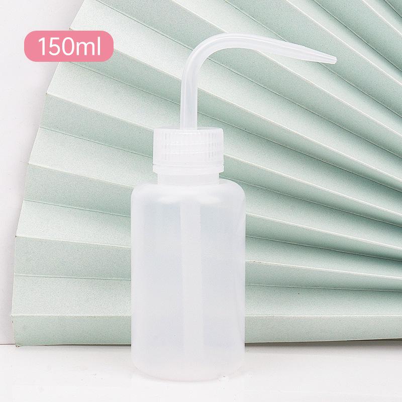 Multi-Capacity Eyelash Cleaning Squeeze Bottle - Curved Spout, 150/250/500ml