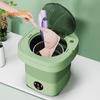 6.5L Portable Foldable Washing Machine,Detachable Drain Basket, Underwear Baby Clothes Washer