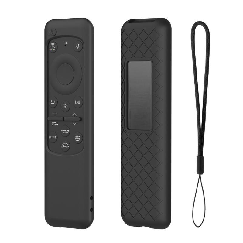 Silikonhülle für Samsung BN59-01432A Smart TV Fernbedienung Schutzhülle Anti-Verlust mit Lanyard