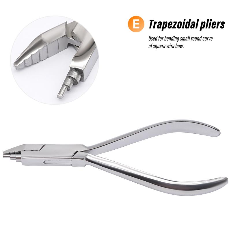 1Pc Dental Plier Curving Wire Distal End Ligature Cutter Bracket Removing Forcep Flat Sharp Trigeminal Top Orthodontic Pliers