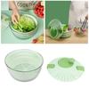 Drainage Holes Lettuce Spinner Plastic Vegetable Spinner Labor Saving Salad Spinner  Meal Prep