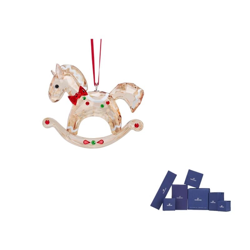 Swarovski Gingerbread Rocking Horse Ornament 56276080