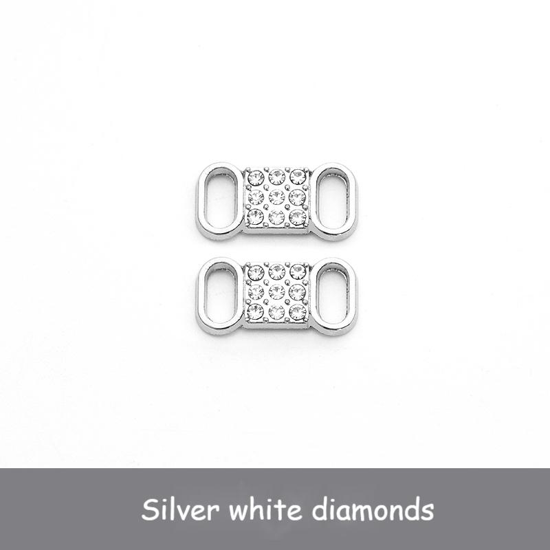 luxury Rhinestone AF1 Shoe Charms Colorful Diamond Sneaker Charms Girl Shoe decoration DIY Shoelaces Buckles shoes accesories