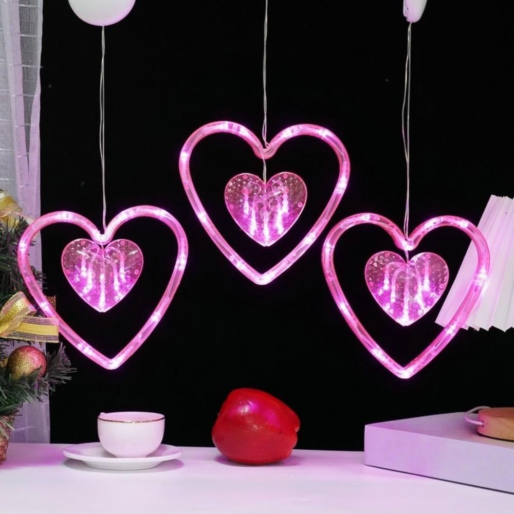 Beautiful Valentine Day LED String Lights Creative Suction Cup Atmosphere Light  Proposal Ceremony