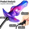 New Colorful Liquid Silicone Anal Plug – Realistic Phallic Design, Suitable for Anal Play and Masturbation (BDSM/Adult Toy #S)