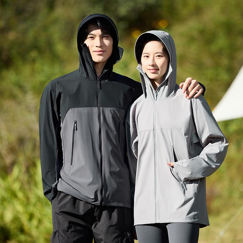 8118 Ice Silk UPF50+ Sun Protection Hoodie - Unisex Summer Outdoor Casual Wear