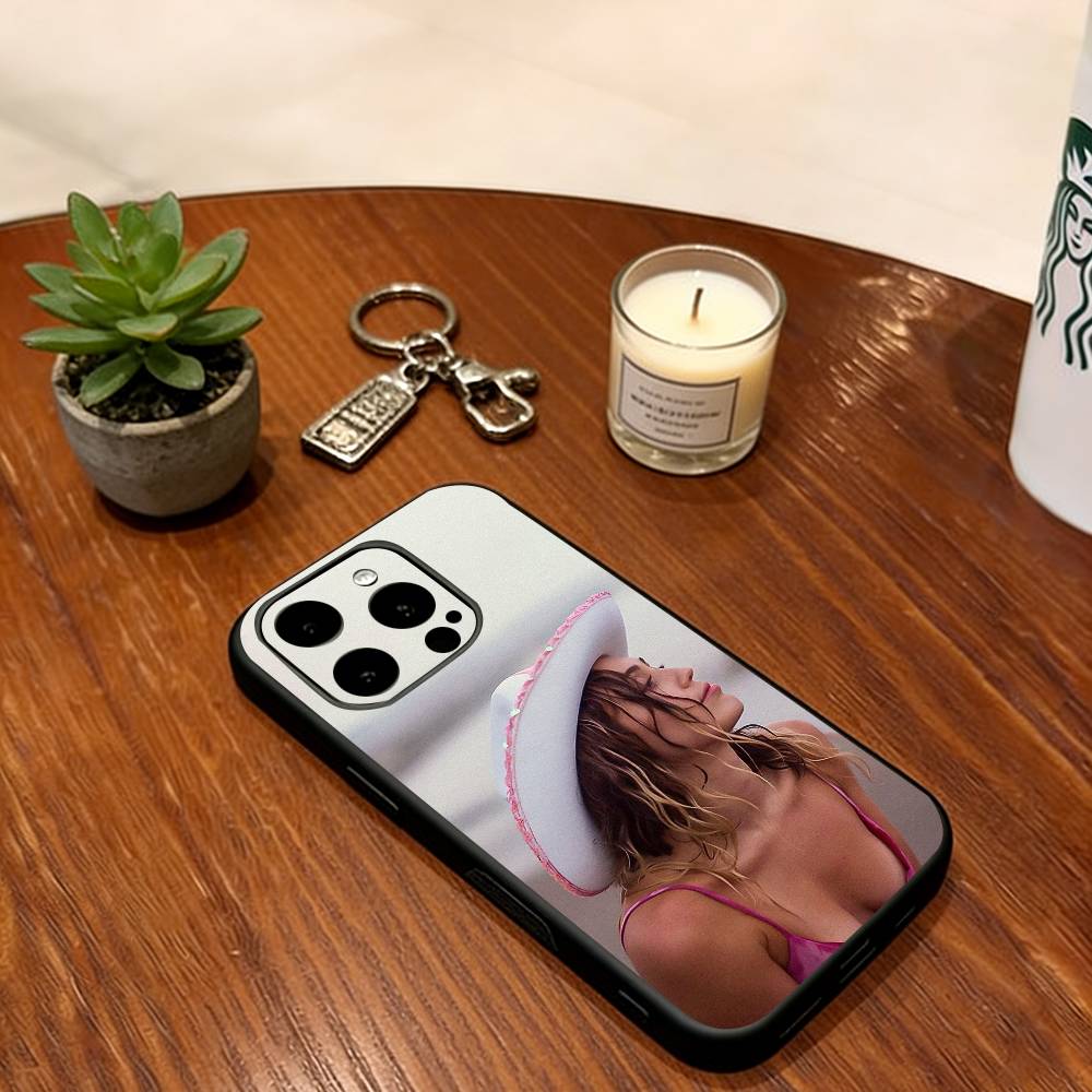 Miley Cyrus Phone Case For iPhone 17,16,15,14,13,12,11 Plus,Pro Max,XS,Soft Silicone Black Cover