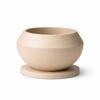 Beige Bonsai Pot, Modern Decorative Bowl for Interiors