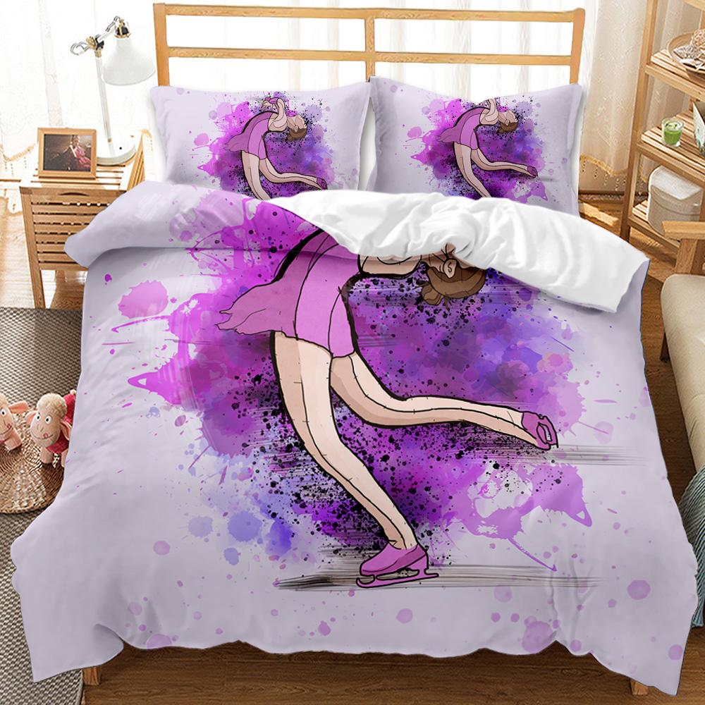 Luxury Duvet Cover and Pillowcase Digital Printing Star/moon/meteor Double Winter Quilt Cover Set Lantern Duvet Cover 1 Person