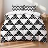 Black White Stripe Single Full Size Duvet Cover Geometric Nordic Line Art Gifts For Teen Boys 3pcs Quilt Cover Living Room Decor