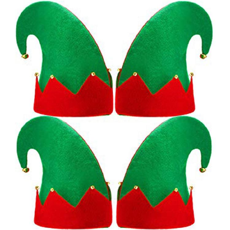 Parent-child Christmas Elf Candy Shoes Hat Christmas Holiday Fancy Dress Parties
