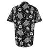 Men's Casual Button Down Short Sleeve Shirt Floral Print Lightweight Breathable Fabric Relaxed Fit Summer Beach Shirt