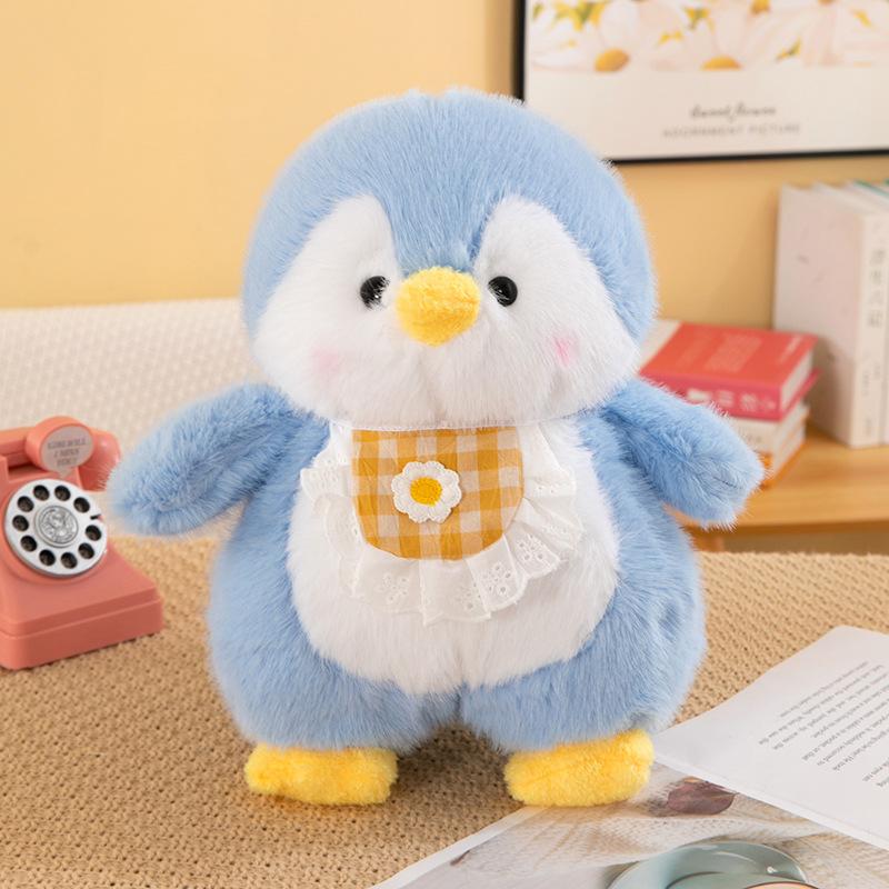 Cute Penguin Baby Plush Toy Doll Gray Penguin Doll with Skirt Sleeping Pillow Gift Female