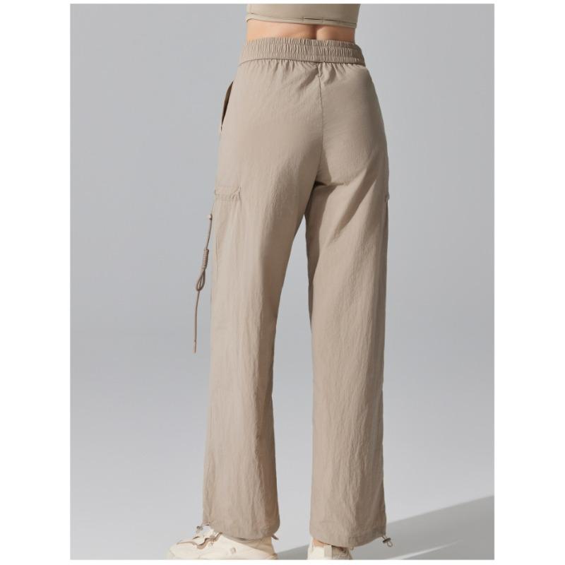 Women's High Waisted Wide Leg Windproof Yoga Track Pants