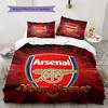 Arsenal F Custom Name Pattern Bedding,Quilt Set Quilt Cover Pillowcase Home Birthday Gift(1 * duvet cover + 2 * pillowcase, without core)