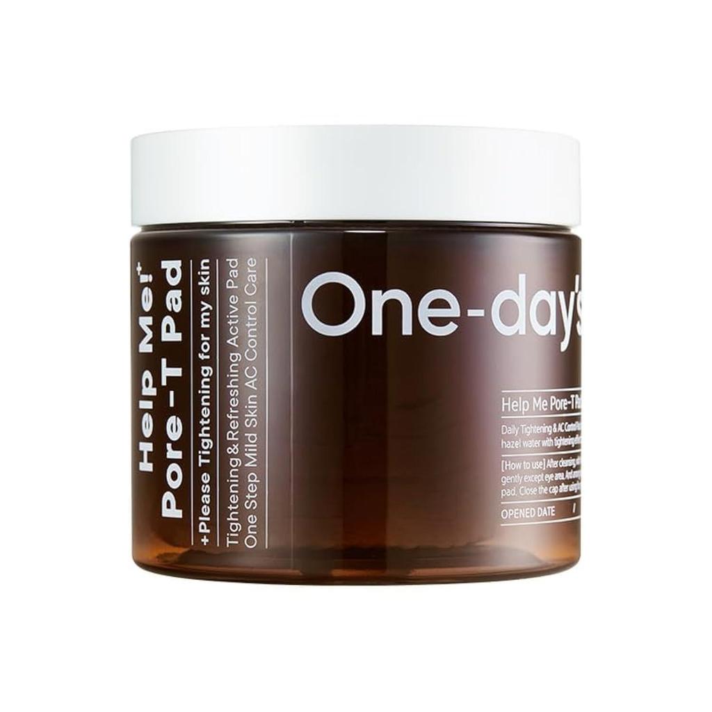 One-day's you Pore Tightening Mild Acidic Toner Pad Sebum Control & Refining 60 Sheets (125ml)