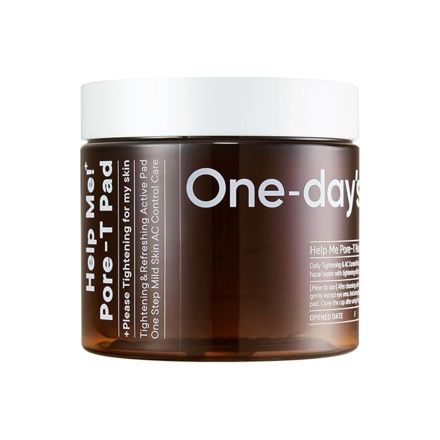 One-day s you Pore Tightening Mild Acidic Toner Pad Sebum Control & Refining 60 Sheets (125ml)