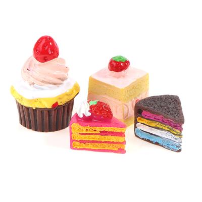 5Pcs 1:12 Dollhouse Miniture Kitchen Toys Strawberry Cake Toy Accessories