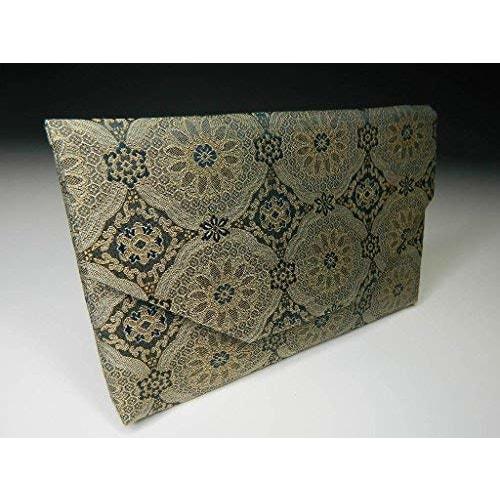 Tea Ceremony Beginner's Set (6-Piece Set for Men) by Nakagawa Masashichi Shoten (Zippered Small Organizer and Antique Cloth) Practice Set Tea Ceremony