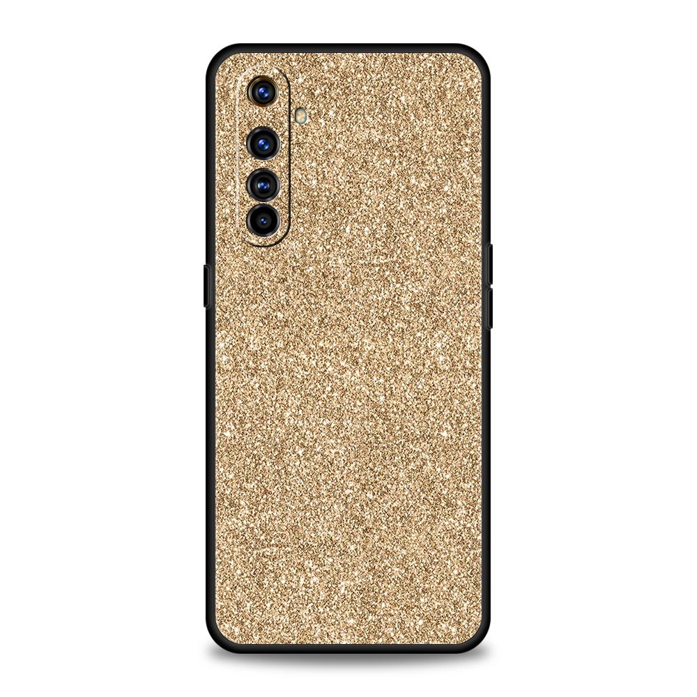 Silicone Morbido Rosa Glitterato Per Realme 8i 9i 9 Pro Plus GT2 Pro C3 6 7 8 Pro C21 C11 C25 Pro 5G Cover per Telefono Antiurto Custodie Borsa