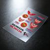 ARA1 For Honda Reflective Motorcycle Stickers, 3M Safety Warning At Night In The Dark Scooter Helmets