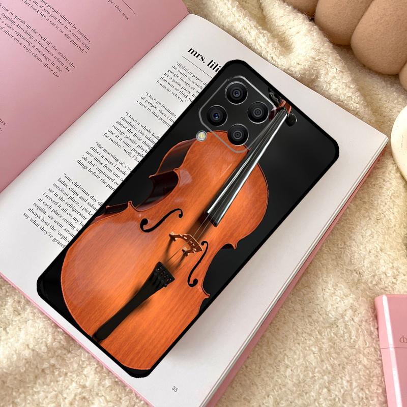 Musical Notes Violin Classical Case For Samsung Galaxy M21 M12 M13 M14 M15 M06 M16 M36 M56 M31 M53 M32 M52 M35 M55 M34 M54