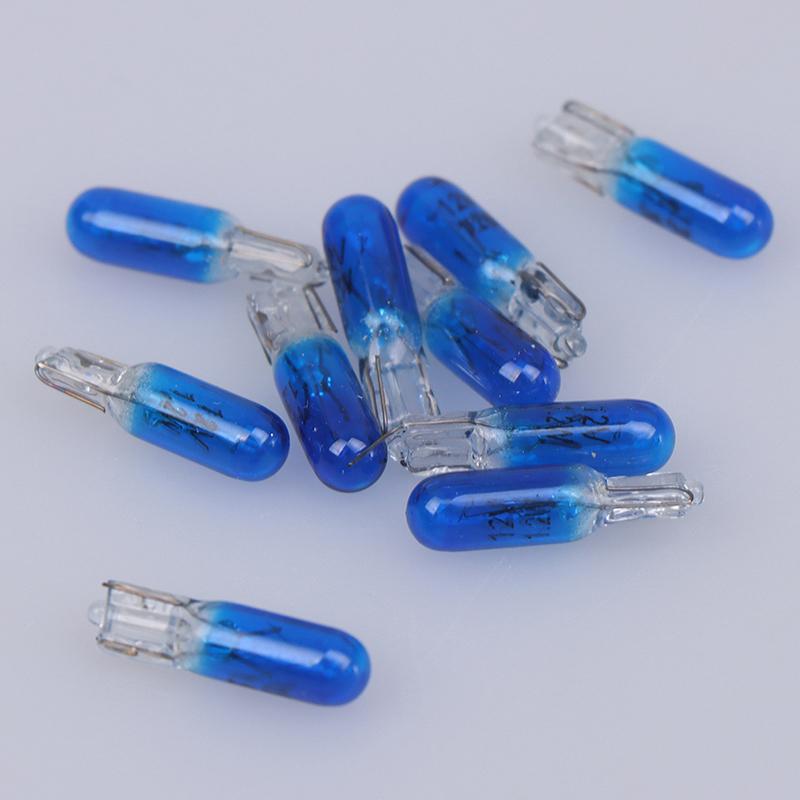 10 Stück T5 12 V 1,2 W Auto-Halogen-Instrumentenbeleuchtung, Armaturenbrett-Glühbirne, Auto-Innenraum