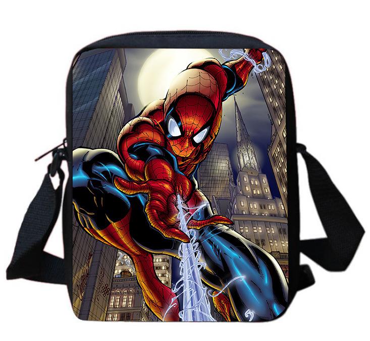 Spider-Man peripheral cartoon printed shoulder crossbody bag 8 inch