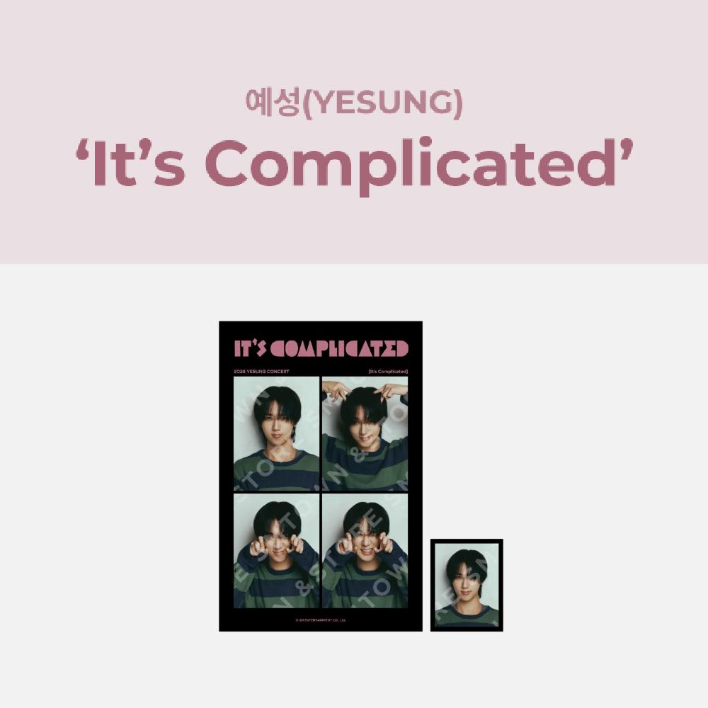 

Предварительный заказ концерта YESUNG 2025 It s Complicated 4 Cut+ID фотосет