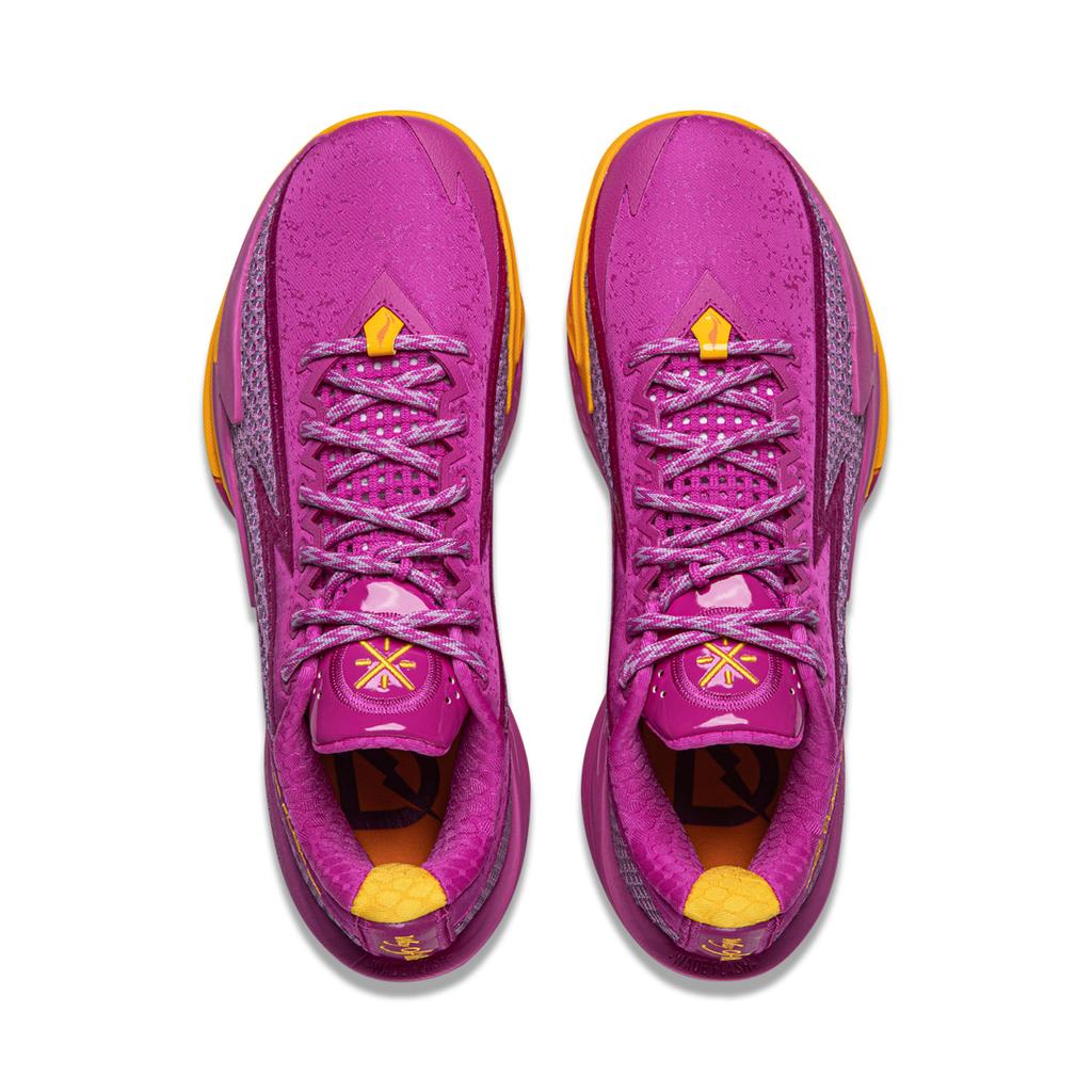 Li Ning Wade Lightning 2 Basketball Shoes Men Sneaker Violet ABPV013-7