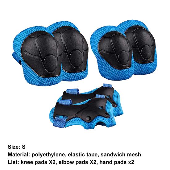 Cheap 6Pcs/Set Lightweight Protective Fashion Easy Wearing Elbow Pads
