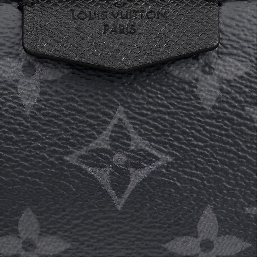 Louis Vuitton Monogram Canvas And Leather Handheld Crossbody Bag Small Men bags Black M30755