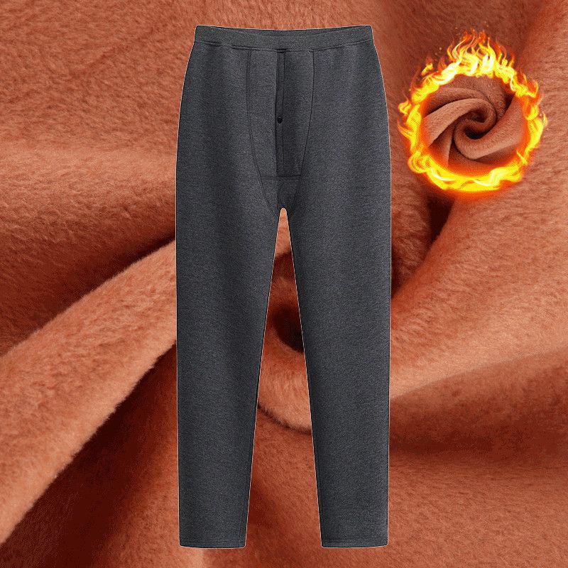 

Мужской теплый кардиган на флисовой подкладке и брюки для зимы L (Suggest 135-155 lbs)