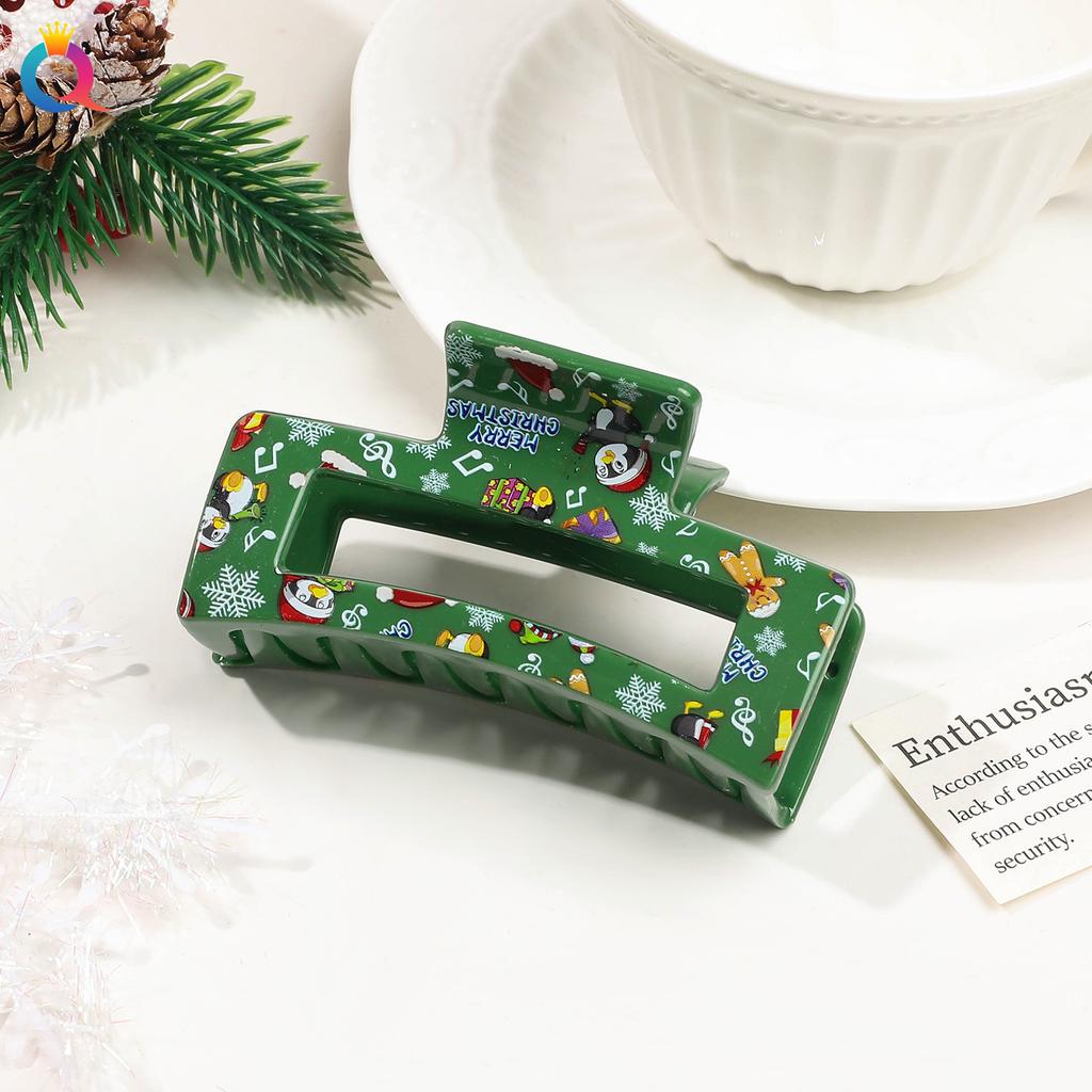 Weihnachts Haarnadel Dame Niedlich Süßer Druck Haarnadel Greifklemme Haarklammer Haaraccessoires