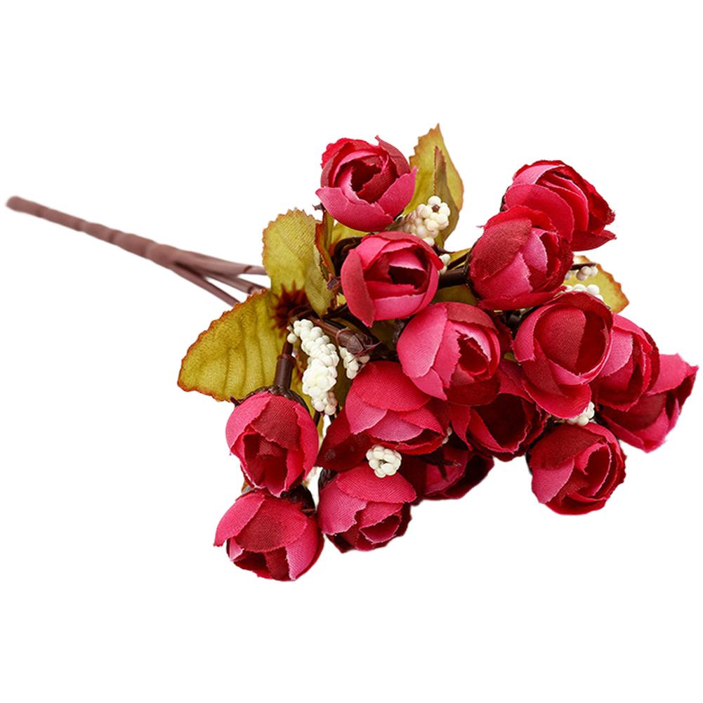 1 Stück 22 cm Künstliche Sternknospen Rosen Plastikblumen für Hochzeit Heimdekoration Heimdekorationszubehör