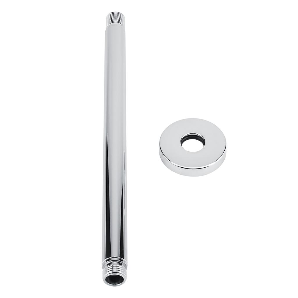 Shower Arm Tube 15/20/25/30cm Round Top Shower Arm Tube Wall-mounted Bathroom Ceiling Shower Head Extension
