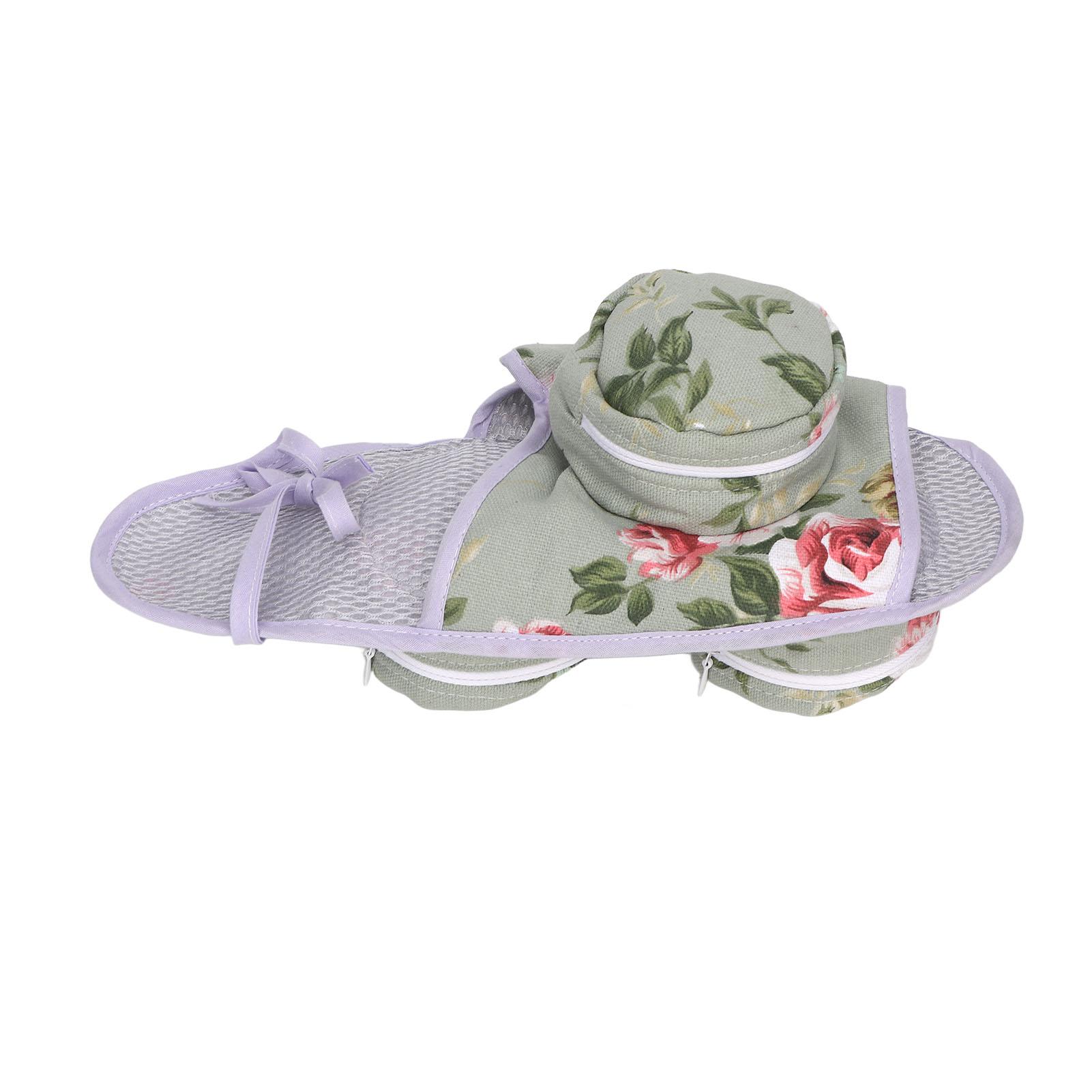 

Мешок для прижигания ног из сетчатой ткани, переносной бездымный нагревательный массажный бокс с 3 карманами на молнии