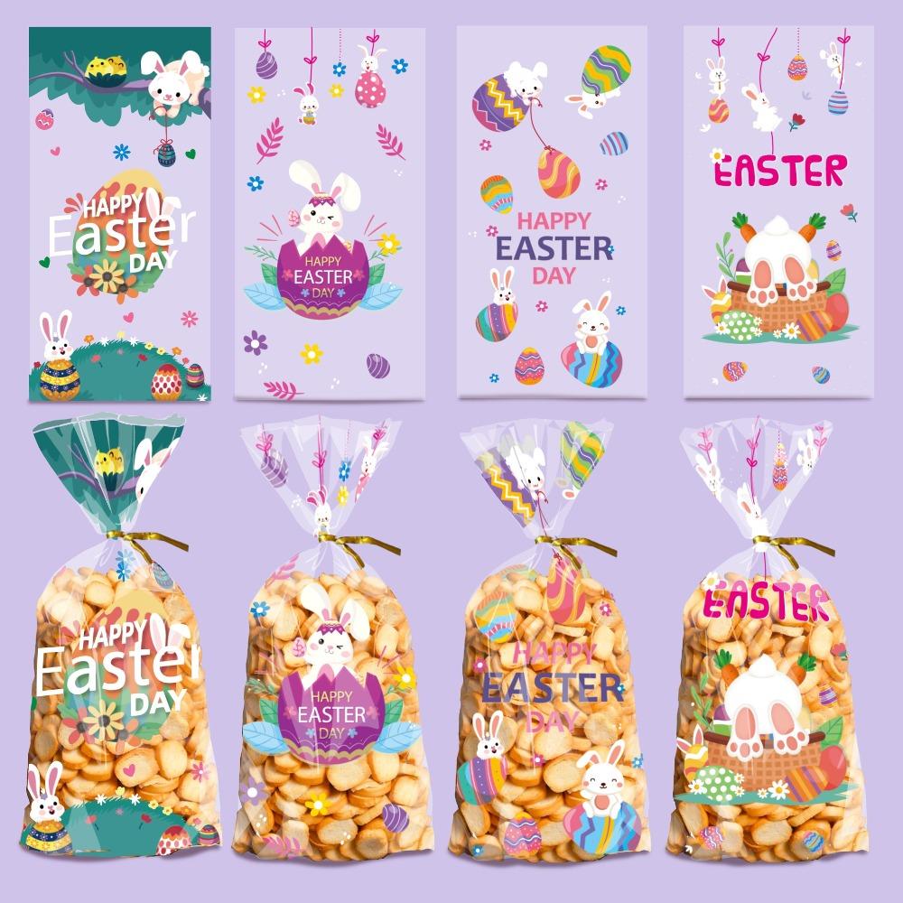 

Cute Bunny Ear Candy Bag Party Supplies Snack Decoration Easter Rabbit Storage Pocket Gifts 13x27cm