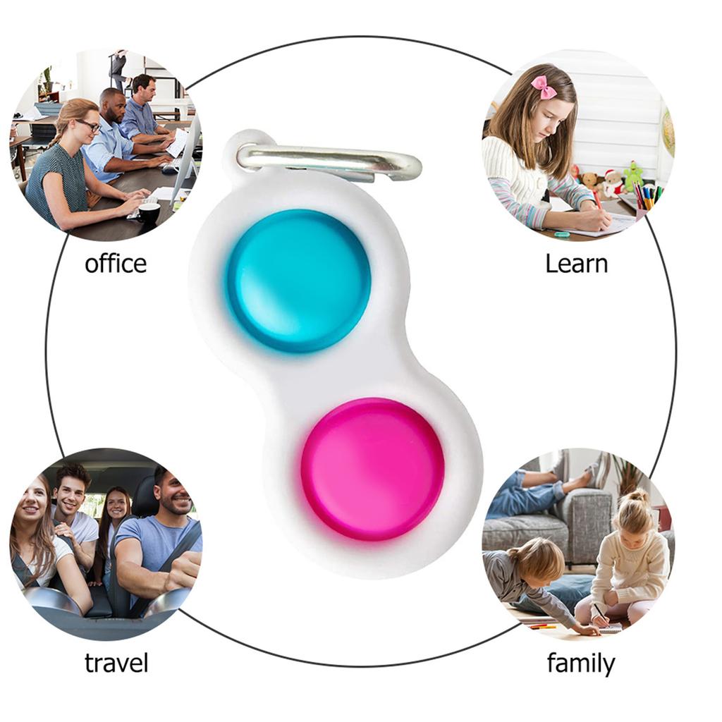 Adhd Fidget Backback Cheap Sensory Fidget Toys, Stress Relief Toys for ADD ADHD (Print Blue ...