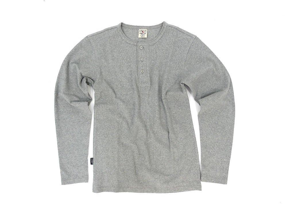 Avirex Langarm Henley Uni Größe Schwarz Herren T-Shirt, Farbe, Gerippt, S,