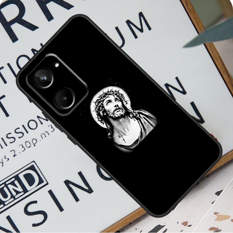 Christian Jesus For Realme C55 C53 C67 GT Neo 5 6 9 10 11 12 Pro Plus C11 C25 C21Y C30 C31 C33 C35 C51 Case