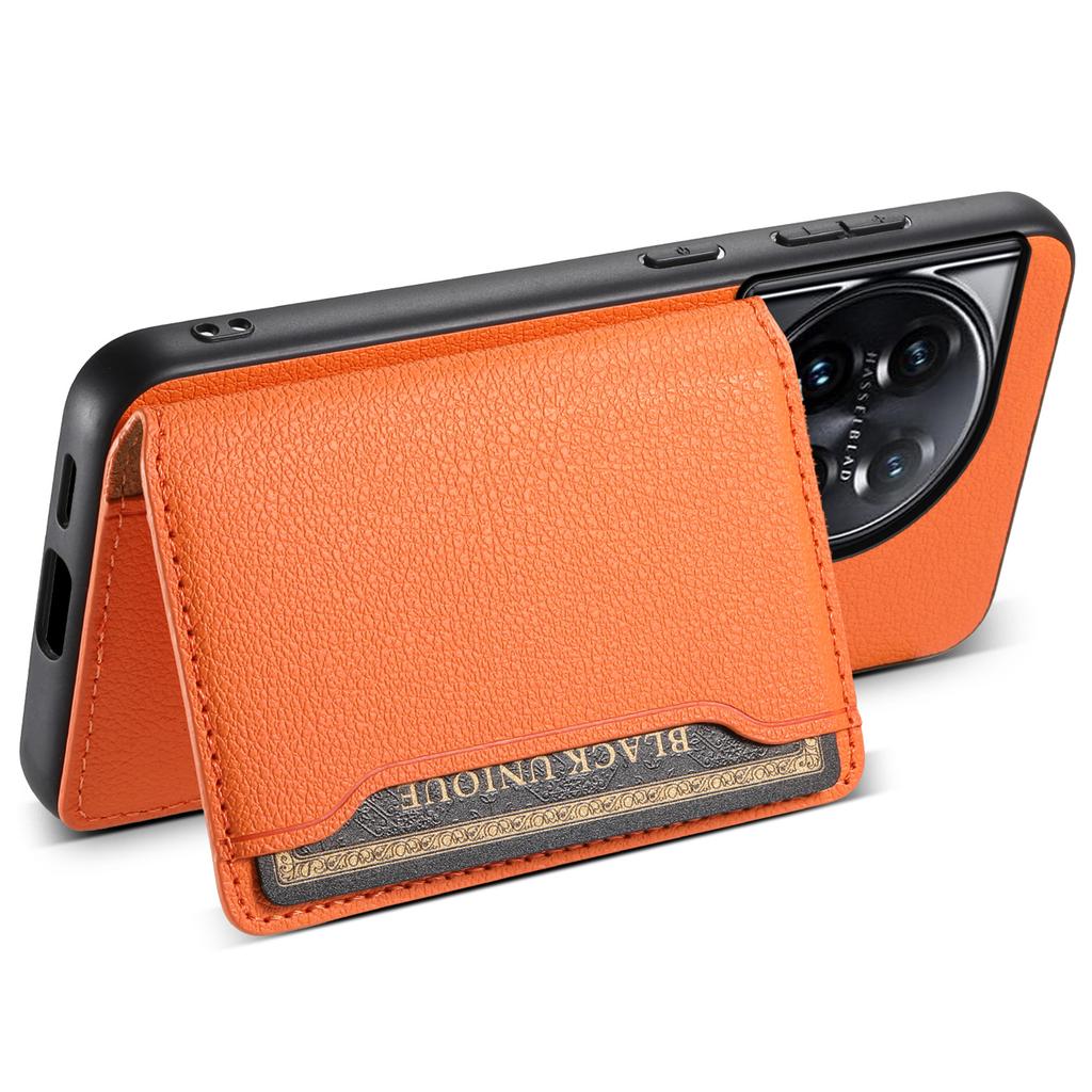 For OnePlus 11 5G Case PU Leather Coated PC+TPU Protective Phone Cover